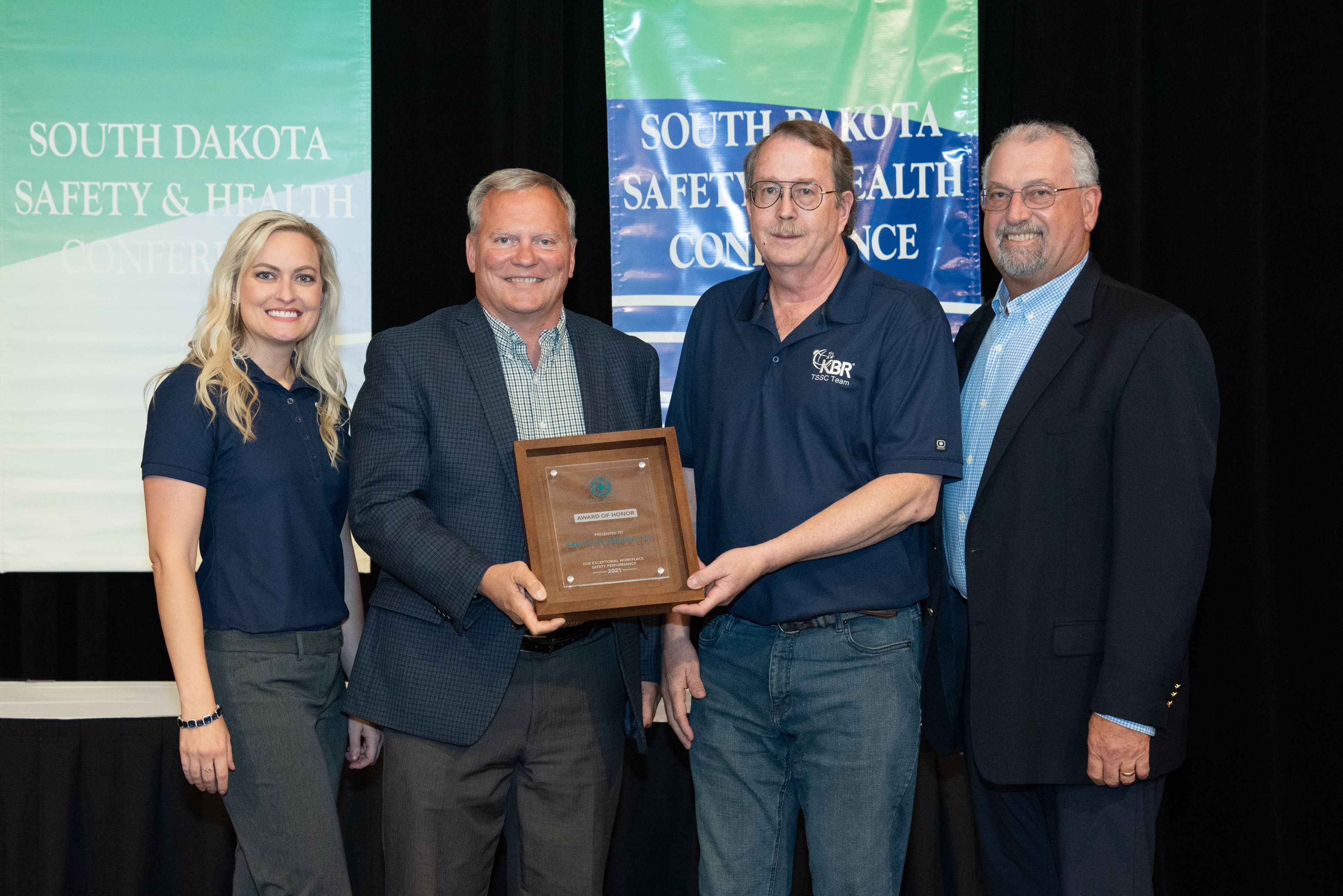 award ceremony at the 2022 South Dakota Safety and Health Conference